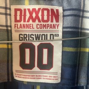 DIXXON Flannel 2xl Mens Griswold.